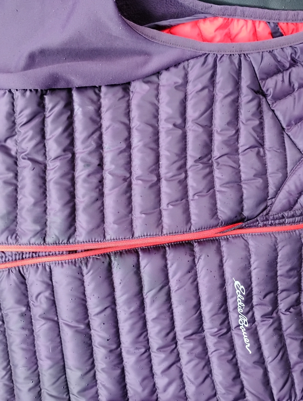 Eddie Bauer First Ascent Women's Large Goose down Vest. EB 800 Label.